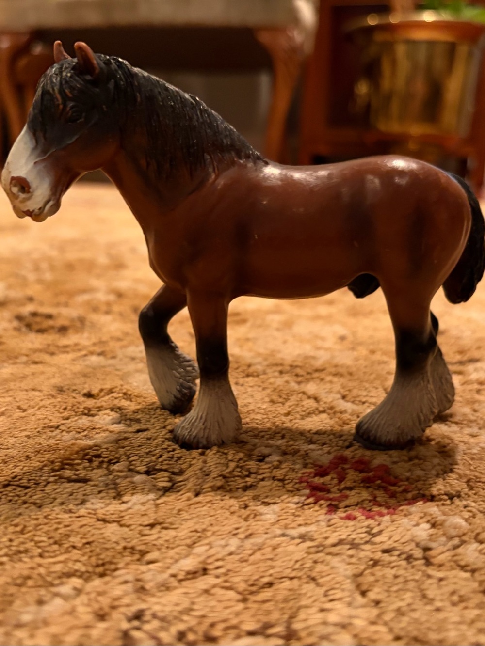 Schleich Shire Gelding Model #13247 retired in 2009 horse collectible